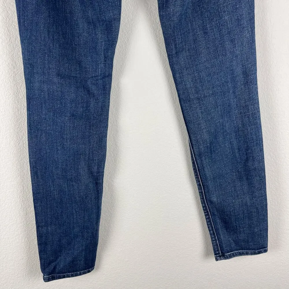 Madewell‎ Skinny Skinny High Riser Jean Womens 27 Blue Denim Medium Wash Preppy